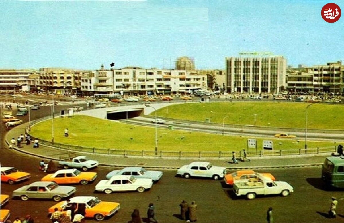 تصویری از میدان امام حسین(ع) تهران؛ ۵۲ سال قبل/ عکس