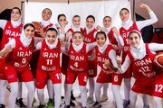 ببینید | جشن شادی دختران تیم ملی بسکتبال زیر ۱۶ سال وسط زمین پس از صعود به فینال