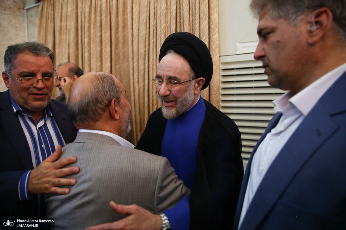 حضور سید محمد خاتمی در مراسم ختم مادر احمد مسجدجامعی 7