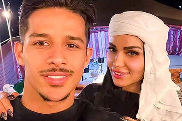 عکس | استایل جدید مهدی قایدی در کنار همسرش