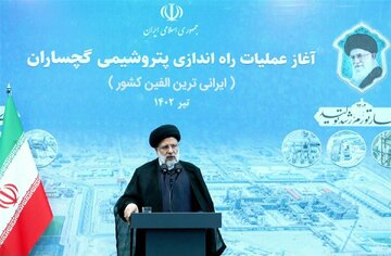 رئیسی: راهاندازی پتروشیمی گچساران نشانه تحقق شعار «ما میتوانیم» است