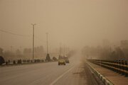 ببینید | ویدیویی جدید از شدت گرد و خاک در هوای مشهد؛ در خانه بمانید!