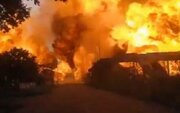 ببینید | انفجار وحشتناک و ترک خوردن زمین در ژوهانسبورگ آفریقای جنوبی
