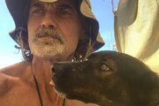 ببینید | نجات ملوان استرالیایی و سگش پس از ماه‌ها در دریا
