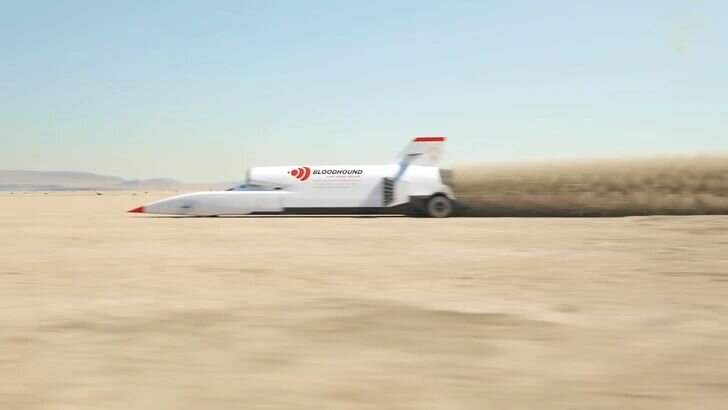 جنگنده یا ماشین؟ سریع‌ترین خودروی جهان با سرعت ۱۶۰۰ کیلومتر در ساعت/ عکس