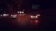 ببینید | لایی‌کشی جنون‌آمیز راننده BMW در اتوبان صدر تهران؛ وحشت راننده