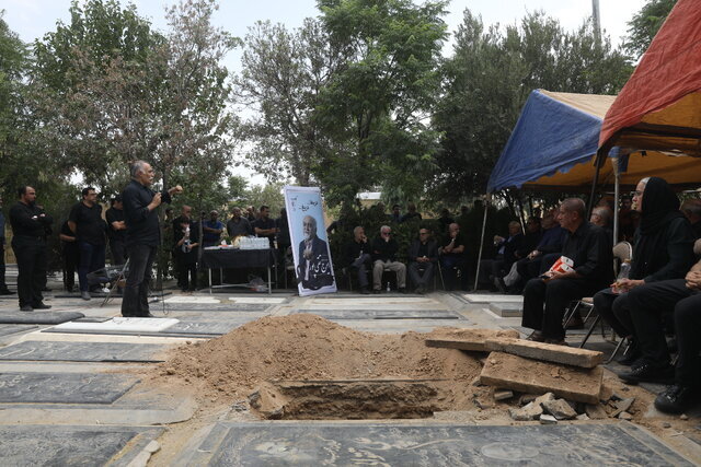 اظهارات شجاع نوری، منوچهر محمدی و شاهسواری در خاکسپاری ایرج تقیپور