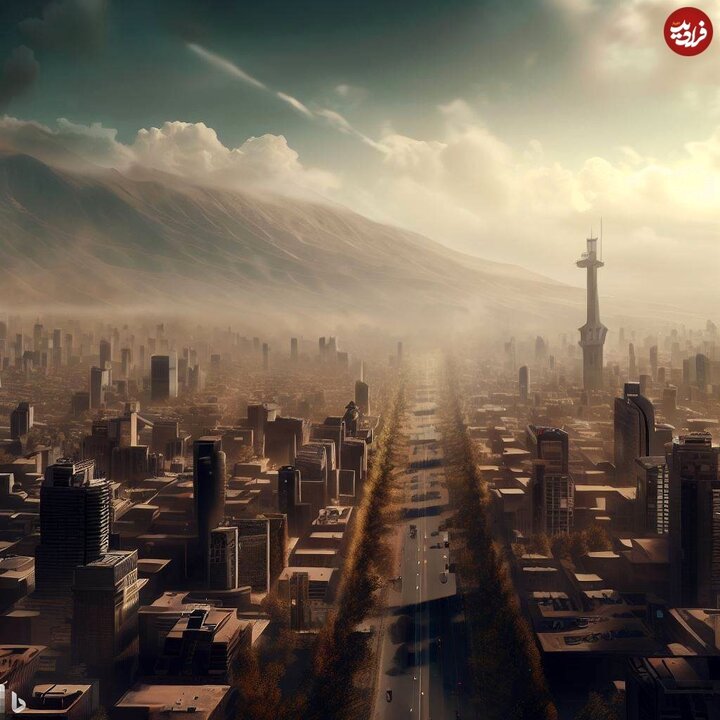 شهر تهران در سال ۲۰۵۰ میلادی از نگاه هوش مصنوعی