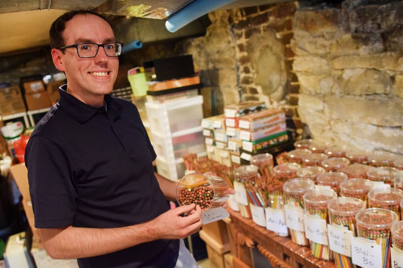 کلکسیونی متشکل از حدود ۷۰هزار مداد خاص!/ عکس