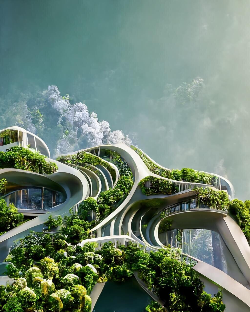 هوشمصنوعی خانههای آیندگان را به تصویر کشید/ عکس