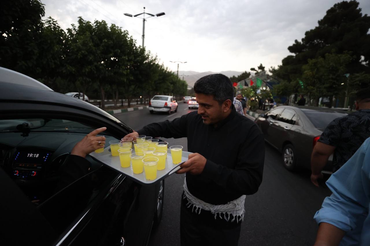 تصاویر| وقتی قهرمانان المپیک، جهان و آسیا خادم موکب امام حسین (ع) میشوند