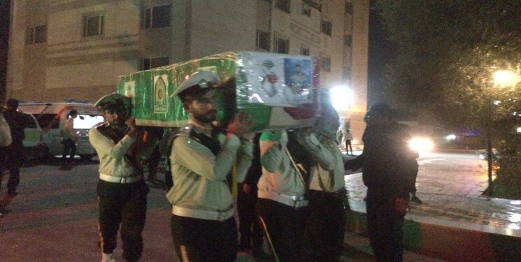 وداع با پیکر مطهر ۴ شهید حافظ امنیت در ستاد انتظامی سیستان و بلوچستان+عکس