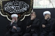 اشک های حسن روحانی برای ابا عبدالله الحسین (ع) / عکس