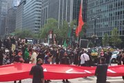 ببینید | تصاویر جدید از مراسم روز امام حسین(ع) در منهتن نیویورک