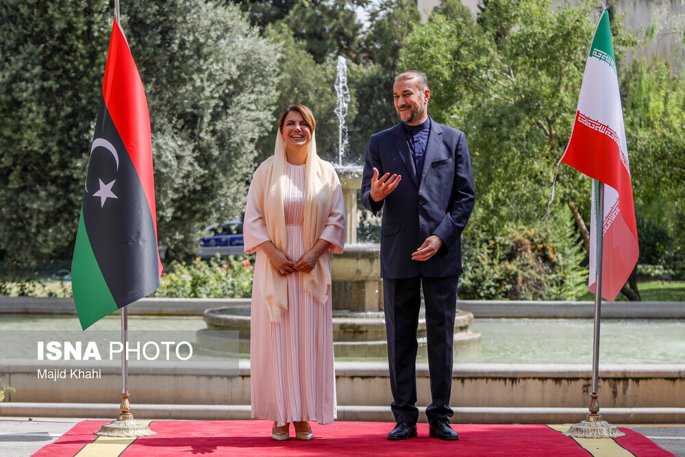 حجاب وزیر خارجه لیبی در تهران دور از چشم گشت ارشاد