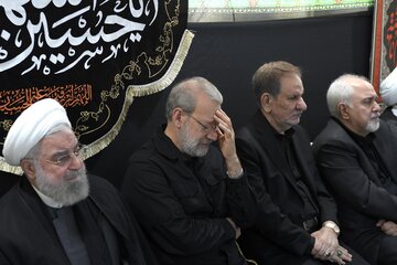 دومین روز مراسم عزاداری سالار شهیدان در دفتر دکتر روحانی