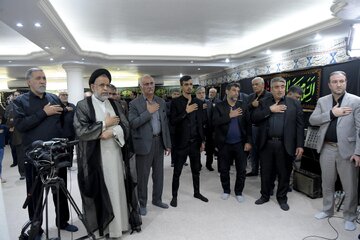 دومین روز مراسم عزاداری سالار شهیدان در دفتر دکتر روحانی