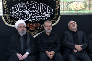 دومین روز مراسم عزاداری سالار شهیدان در دفتر دکتر روحانی