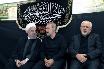 دومین روز مراسم عزاداری سالار شهیدان در دفتر دکتر روحانی