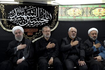 دومین روز مراسم عزاداری سالار شهیدان در دفتر دکتر روحانی