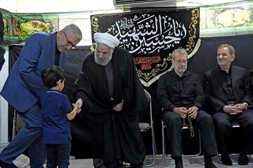 دومین روز مراسم عزاداری سالار شهیدان در دفتر دکتر روحانی
