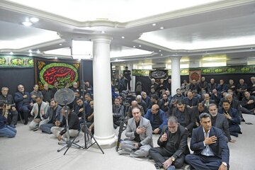 دومین روز مراسم عزاداری سالار شهیدان در دفتر دکتر روحانی