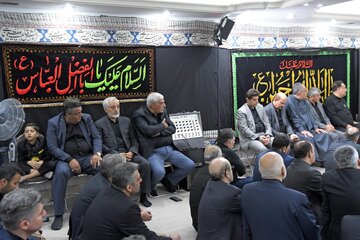 دومین روز مراسم عزاداری سالار شهیدان در دفتر دکتر روحانی