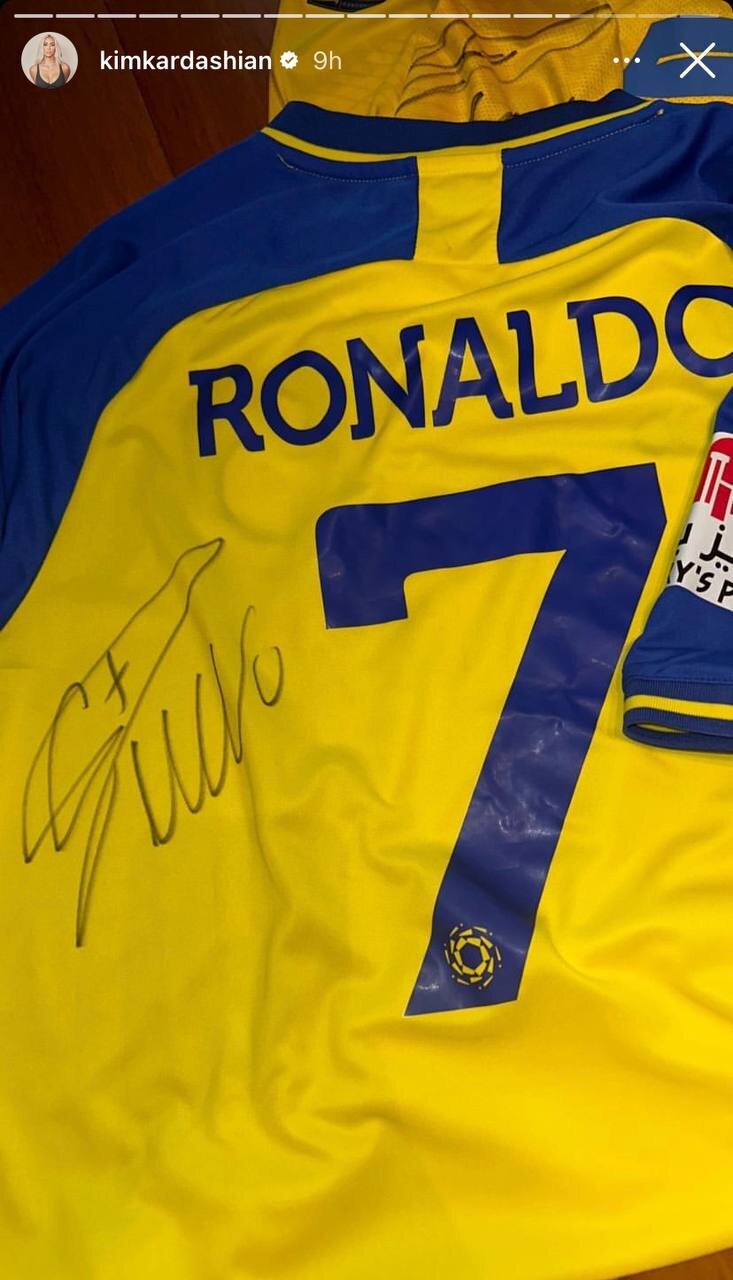 عکس| سورپرایز ویژه رونالدو برای کیم کارداشان و فرزندش