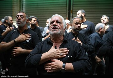 عزاداری تاسوعای حسینی در بازار تهران