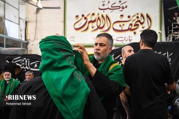 مراسم سنتی مشعل گردانی نجفی‌های مقیم قم/ محرم ۱۴۴۵