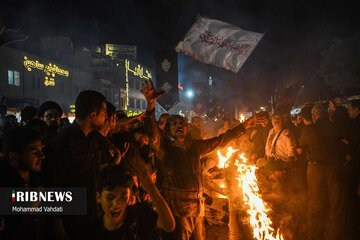 مراسم سنتی مشعل گردانی نجفی‌های مقیم قم/ محرم ۱۴۴۵