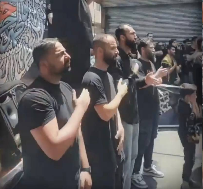 عکس| کاپیتان دوم استقلال در مراسم سینه زنی