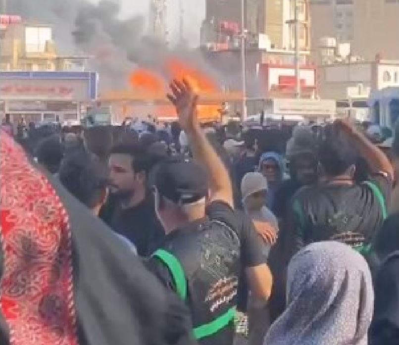 آتشسوزی در نزدیکی حرم اما حسین (ع)/ جزئیات