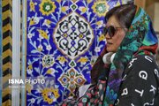 تصاویر | حضور پررنگ توریست‌های زن آسیایی و اروپایی در مراسم عزاداری حسینی در یزد