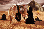 عکس | لحظه شهادت امام حسین (ع)؛ این تصویر به تنهایی یک روضه است