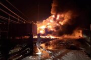 ببینید | اولین تصاویر از آتش‌سوزی در نیروگاه بصره؛ قطعی برق در جنوب و مرکز عراق