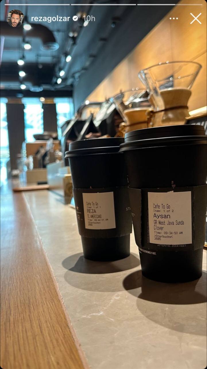 عکس | اولین قاب دونفره رضا و آیسان؛ استوری جالب محمدرضا گلزار در دبی!