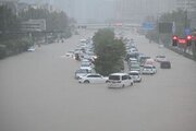 ببینید |  تصاویر جدید از سیل وحشتناک در چین؛ تبدیل شدن معابر به رودخانه