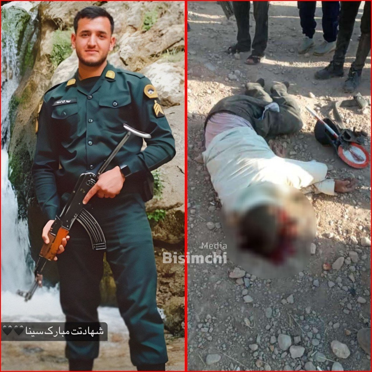 تصویری دردناک از لحظه زیر گرفتن مأمور فراجا با خودرو / جزئیات شهادت گروهبان یکم سینا آراسته؛ قاتل به کوهها فرار کرد اما بازداشت شد 2