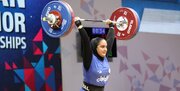 کولاک دختر وزنه‌بردار ایران در آسیا با ۳ مدال