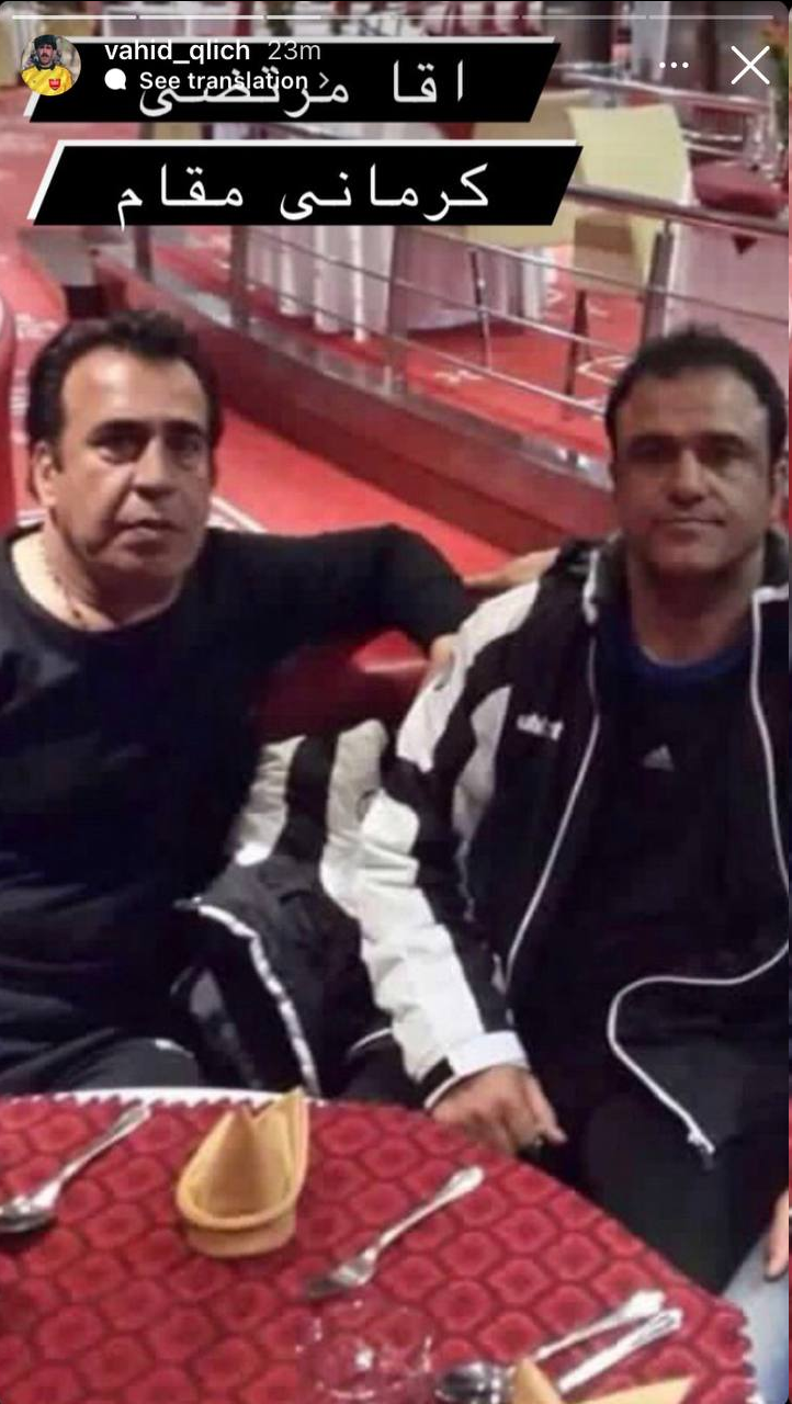 عکس| استوری جدید وحید قلیچ بدون سبیل!