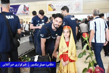 ورود تیم ملی والیبال به ارومیه