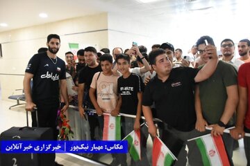 ورود تیم ملی والیبال به ارومیه