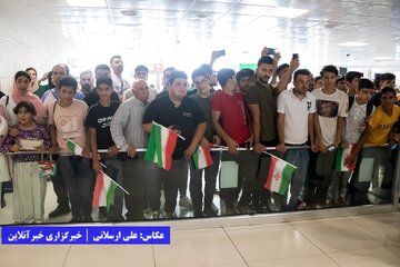 ورود تیم ملی والیبال به ارومیه