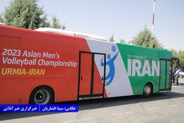 ورود تیم ملی والیبال به ارومیه
