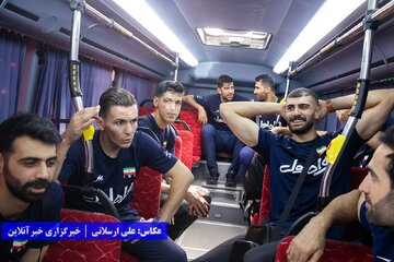 ورود تیم ملی والیبال به ارومیه