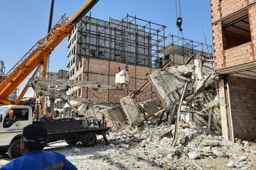 عکس | تصویر دو مامور پلیس که امروز در حادثه ریزش ساختمات در تهران شهید شدند