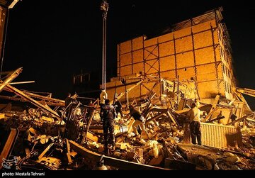 تشکیل پرونده قضایی برای ریزش چند ساختمان در منطقه ۱۹ تهران