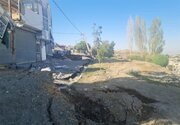 رانش زمین در منطقه حصار کرج؛ تعدادی از پلاک‌های مسکونی دچار خسارت شد/ عکس
