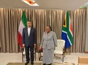 Iran, South Africa FMs discuss issues of mutual interests